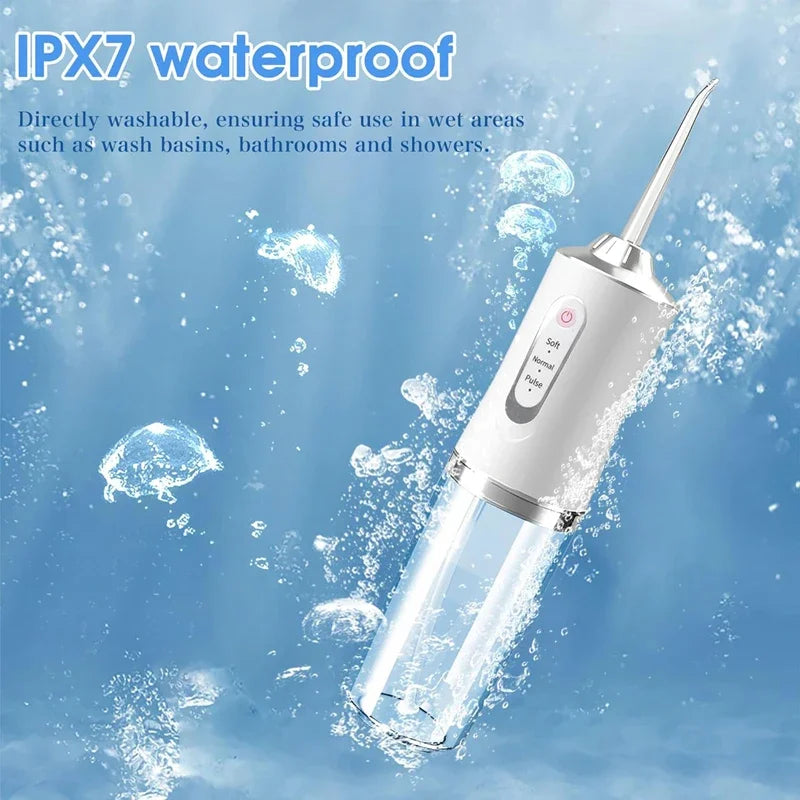 Portable Cordless Water Flosser for Teeth Cleaning
