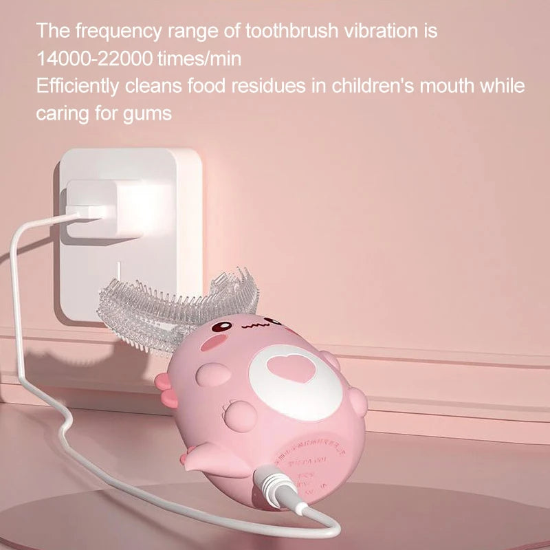 Kids U-shaped Sonic Electric Toothbrush 360
