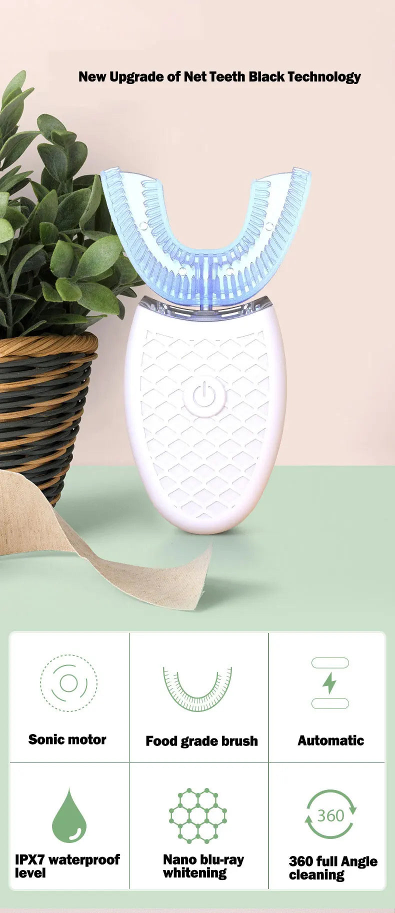 Automatic 360° Sonic Toothbrush